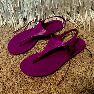 Purple Gucci Sandals Size 6.5